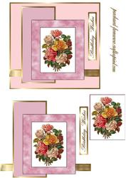 Floral Panelled Birthday