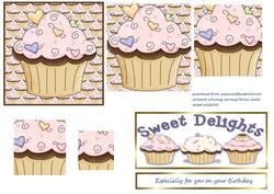 Sweet Treats Cupcake Pyramid