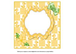 Lemon Ducky Baby Card Insert