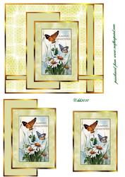 Easter Flowers Panel Card
