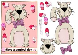 Buttons Th Cat Purrfect Birthday