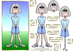 Queen of the Green Golfer