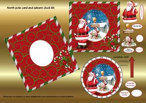Advent Clock and Matching Cardkit
