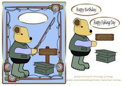 Gone Fishing Bear