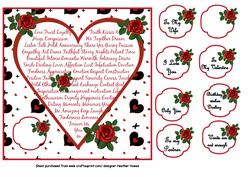 Many Ways to Say I Love You Heart