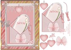 Just to Say Lace with Envelope Tag