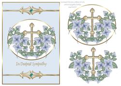 Floral Cross Sympathy