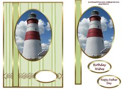 Light House Cameo for a Male