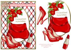 Red Shoes and Handbag Friend