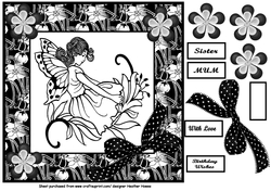 black and white fairy 