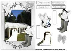wellies and wedding