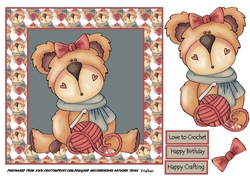 crochet bear
