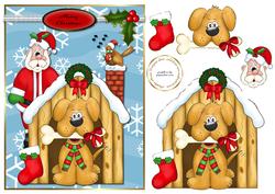 Santas in the Dog House