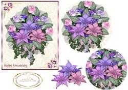 Super Anniversary Topper with Round Layers