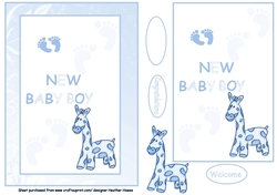 baby boy footprints