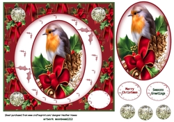 christmas robin cameo