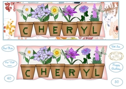 large dl pot plant names CHERYL