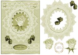 Vintage Lace Rose