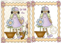 Get Well Soon Flower Girl