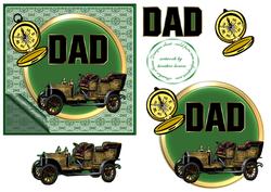 Dad Vintage Car