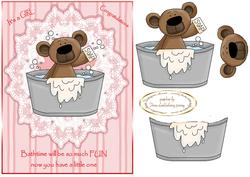 Bathtime Fun Welcome Baby Girl