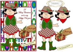 Christmas Line Dancing Queen