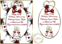 Ruby Delight Hearts and Special Words