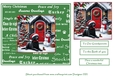 merry christmas doggy lover