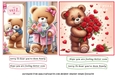 get well teddy toppers to make quick cards