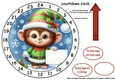 advent cutie calendars 7 monkey elf