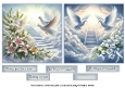 sympathy doves and flowers toppers 2