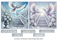 sympathy doves and flowers toppers 4