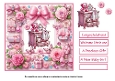 baby dresser in floral frame girl