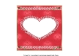 heart and roses insert