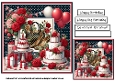 shoes handbag cake and roses