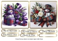 snowman and tartan