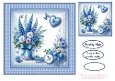get wel soon blue floral1