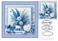 get well soon blue floral 2