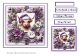 Highland coo purple christmas 2