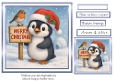 the christmas sign penguin