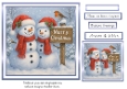 the christmas sign snowmen