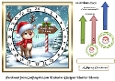 advent calendar card 7 reindeer