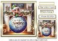 A taste of christmas Elf naughty or nice bauble 1