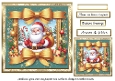 gold framed christmas santa 2