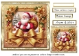 gold framed christmas santa 3