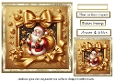 gold framed christmas santa 4