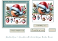 some christmas extras cute robin