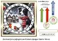 bw and red accents advent clock card 6
