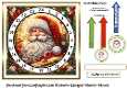 stained glass advent calendar cards santa2