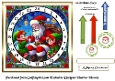 stained glass advent calendar cards santa3